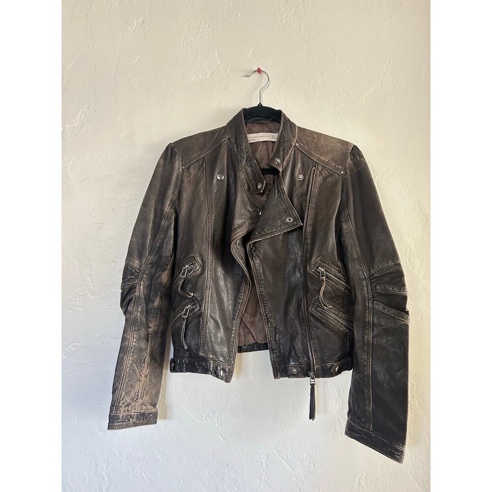 Zara Leather Jacket - Picture 8 of 8